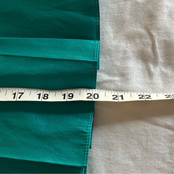 Calypso Christian Celle Silk Teal Pleated Mini Skirt Size XS EUC. - Picture 9 of 13